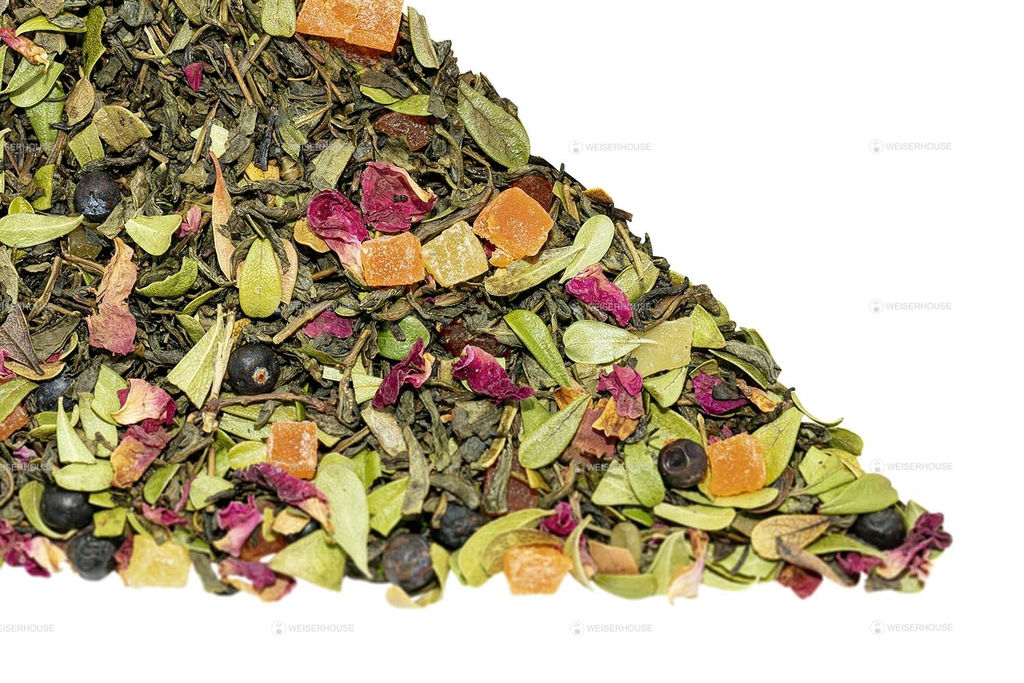 Зеленый ароматизированный чай GRUNBERG LITE  Танец единорога   фото 3