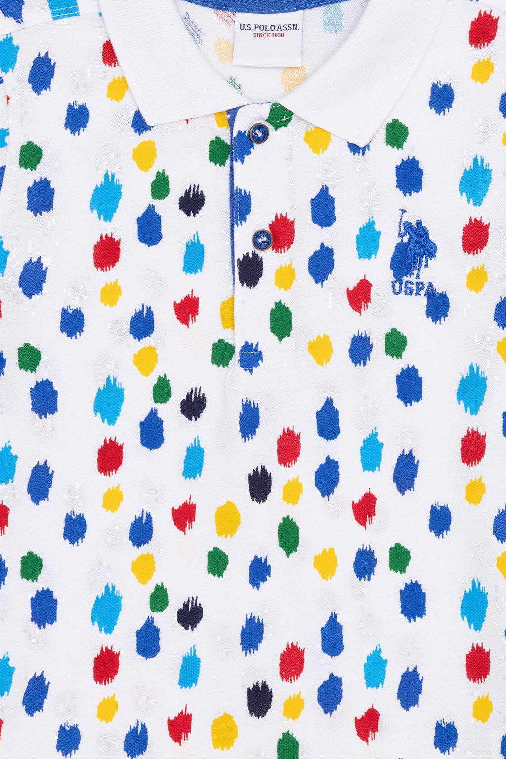 Белая футболка с воротником-поло для мальчика Неожиданная скидка в корзине - U.s. polo assn фото 3