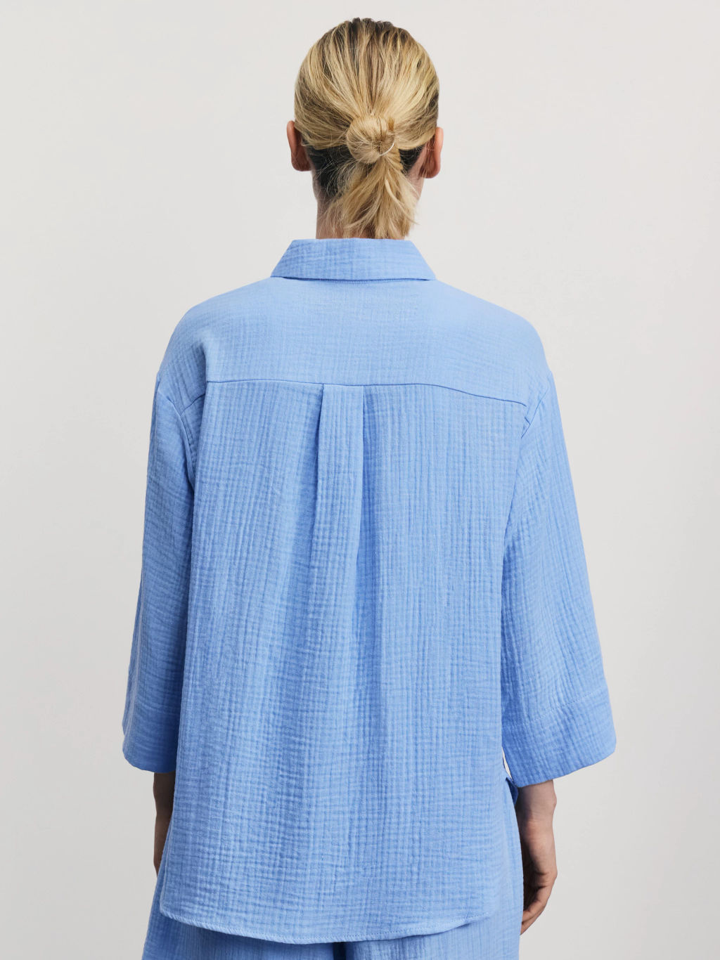 Рубашка из муслина с рукавом 3/4 / Zarina  фото 6