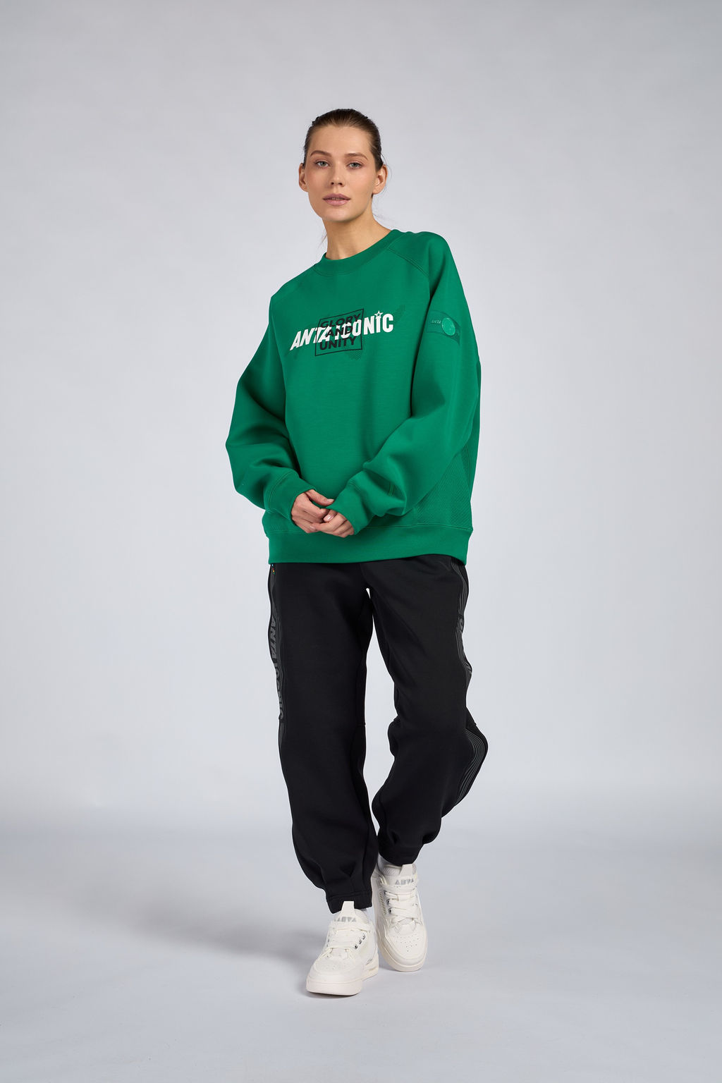 Свитшот Зеленый - Anta фото 8