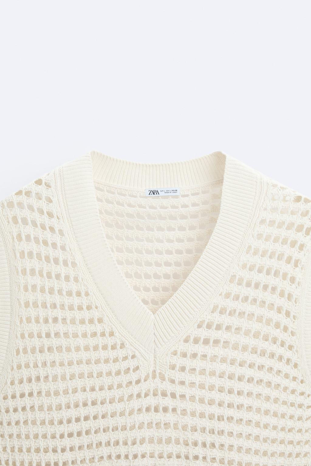 CUTWORK VEST - Zara фото 8
