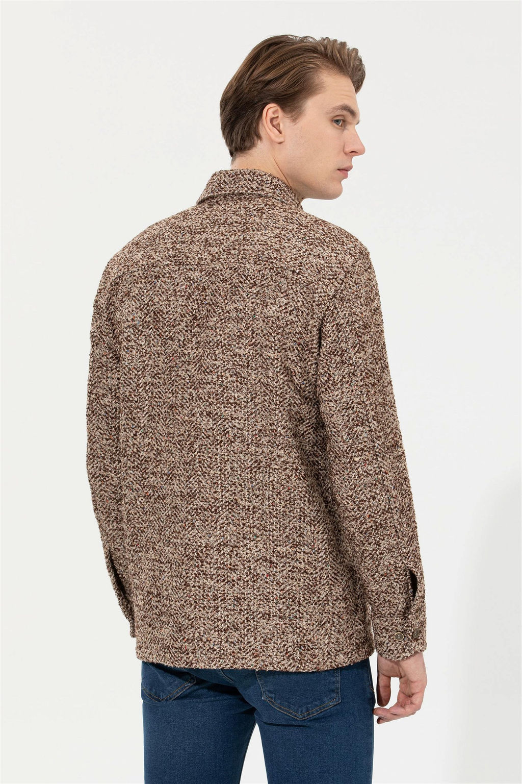 U. S. Polo Assn Мужская рубашка с длинным рукавом кокосового цвета - U.s. polo assn фото 11