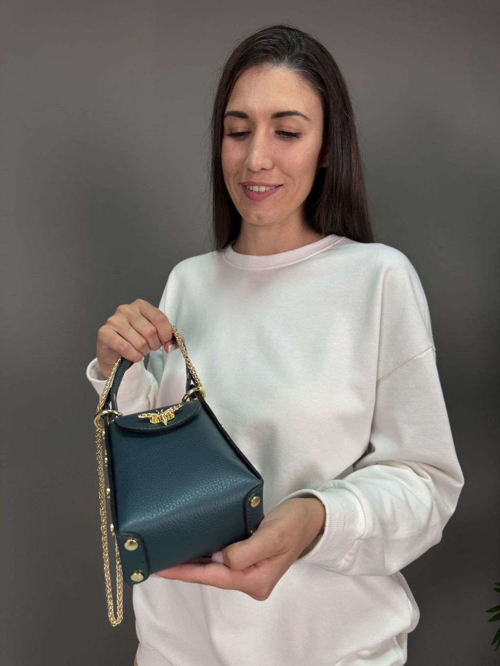 Сумка женская из телячьей кожи