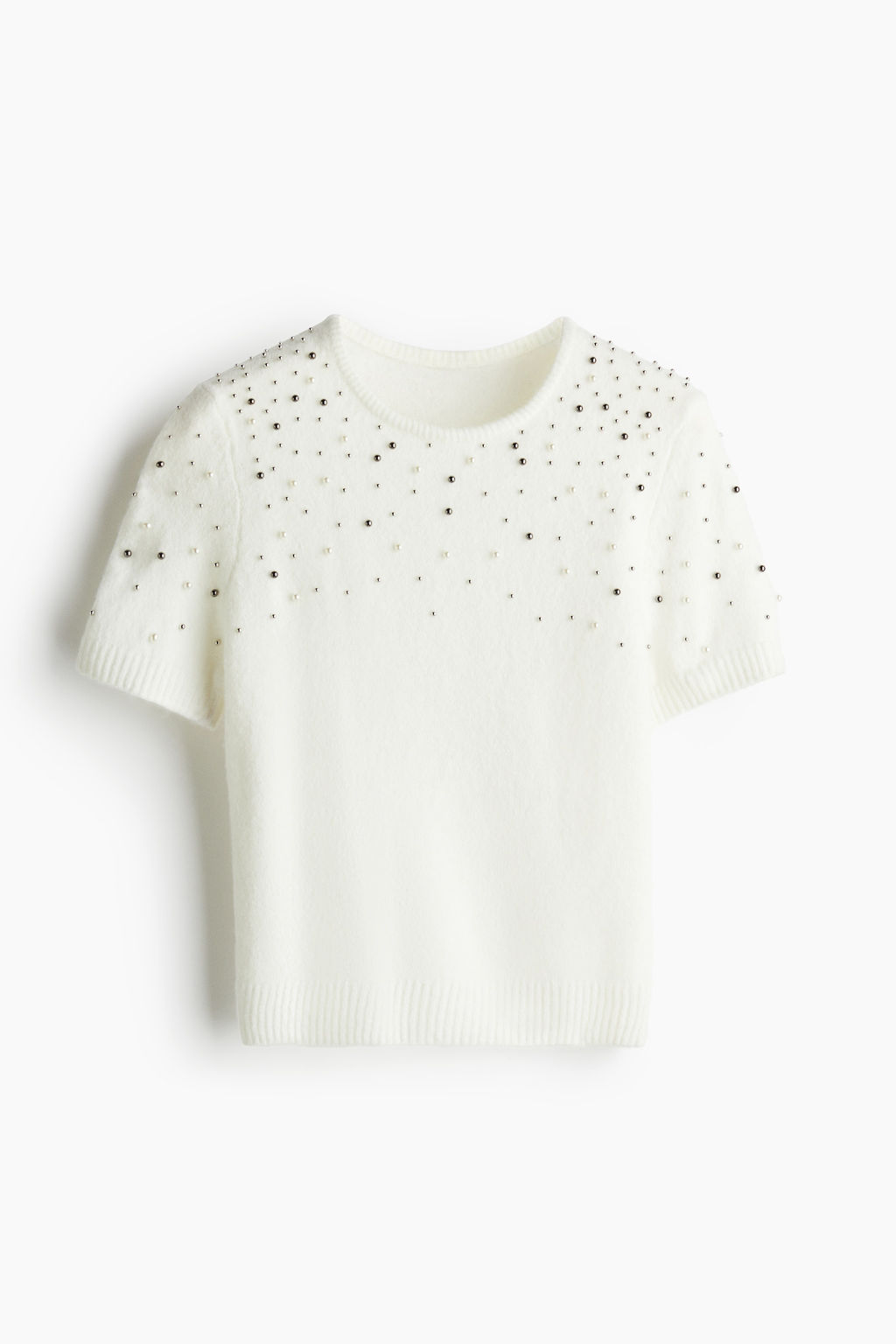 Top en punto fino con detalles decorativos - H&m фото 7