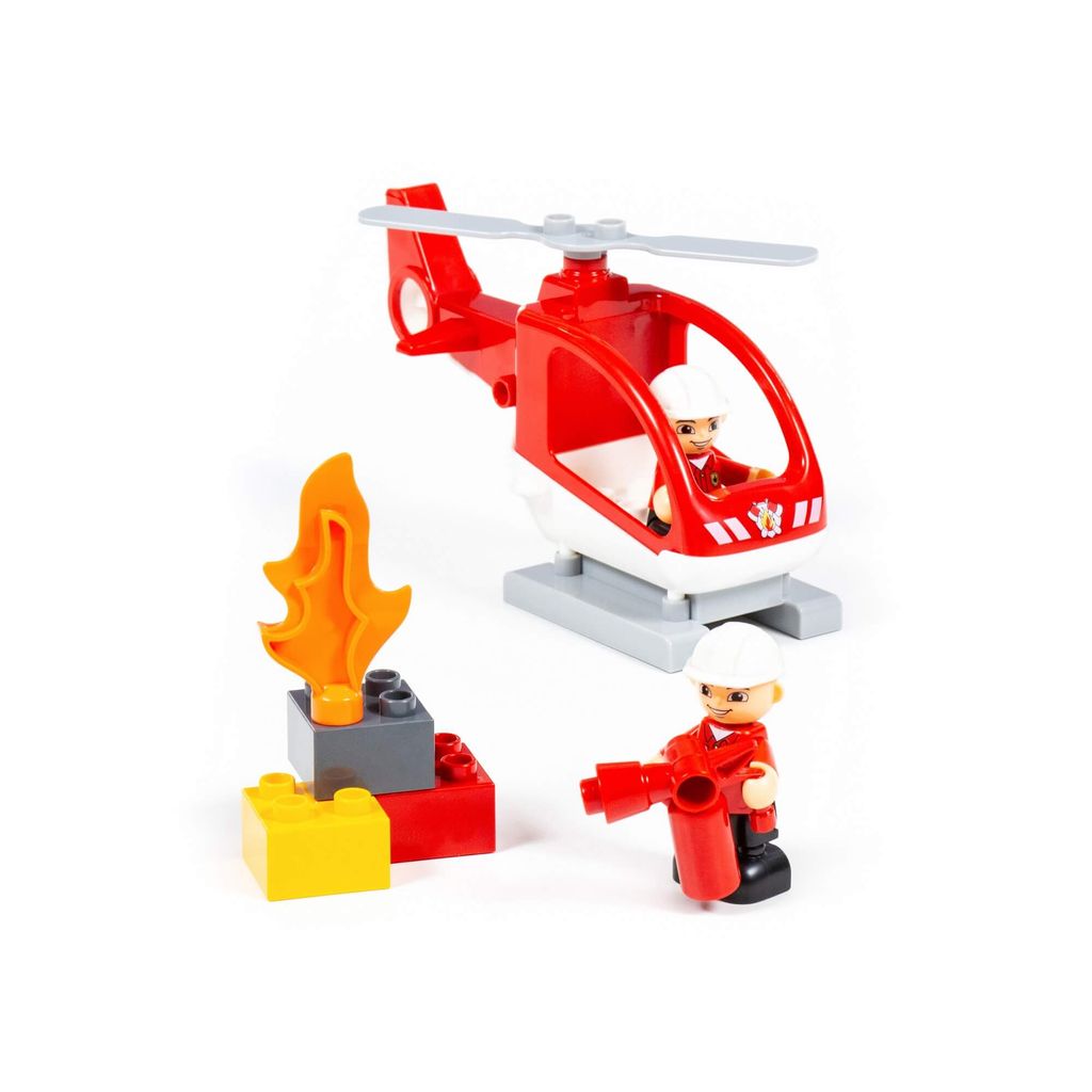 Конструктор Макси - Пожарная станция (81 элемент) (в коробке) - Полесье фото 5