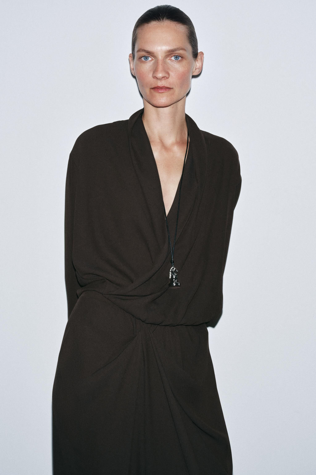 ZW COLLECTION DRAPED DRESS - Zara фото 2