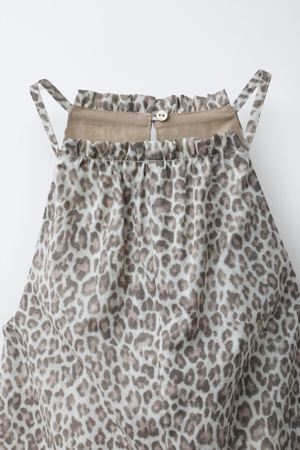 MONO CORTO ANIMAL PRINT / Marr?n / Crudo - Zara фото 6
