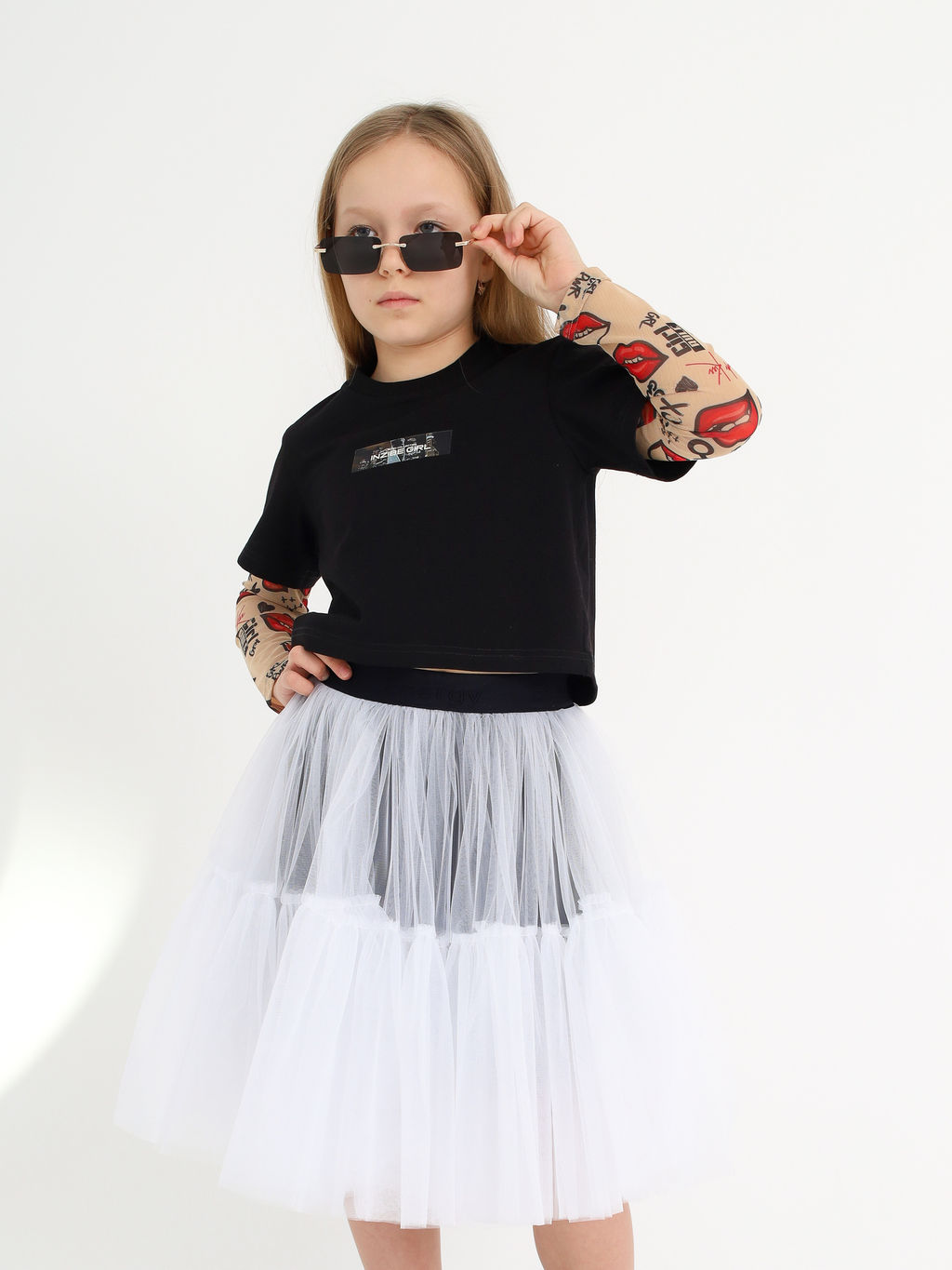 Юбка фатиновая, белая - Inzibe фото 24