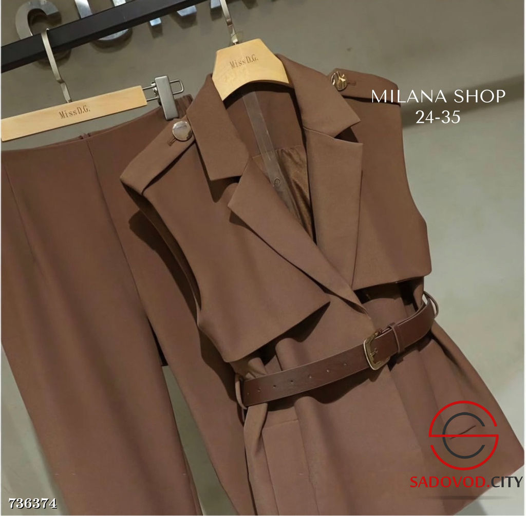 Женский классический брючный костюм - Bruno фото 2