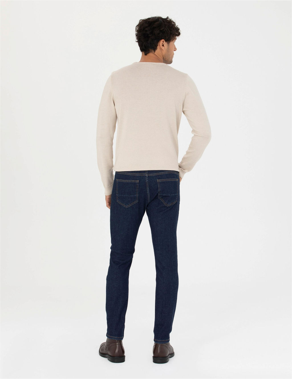 Lacivert Slim Fit Jean Pantolon - Pierre cardin фото 4