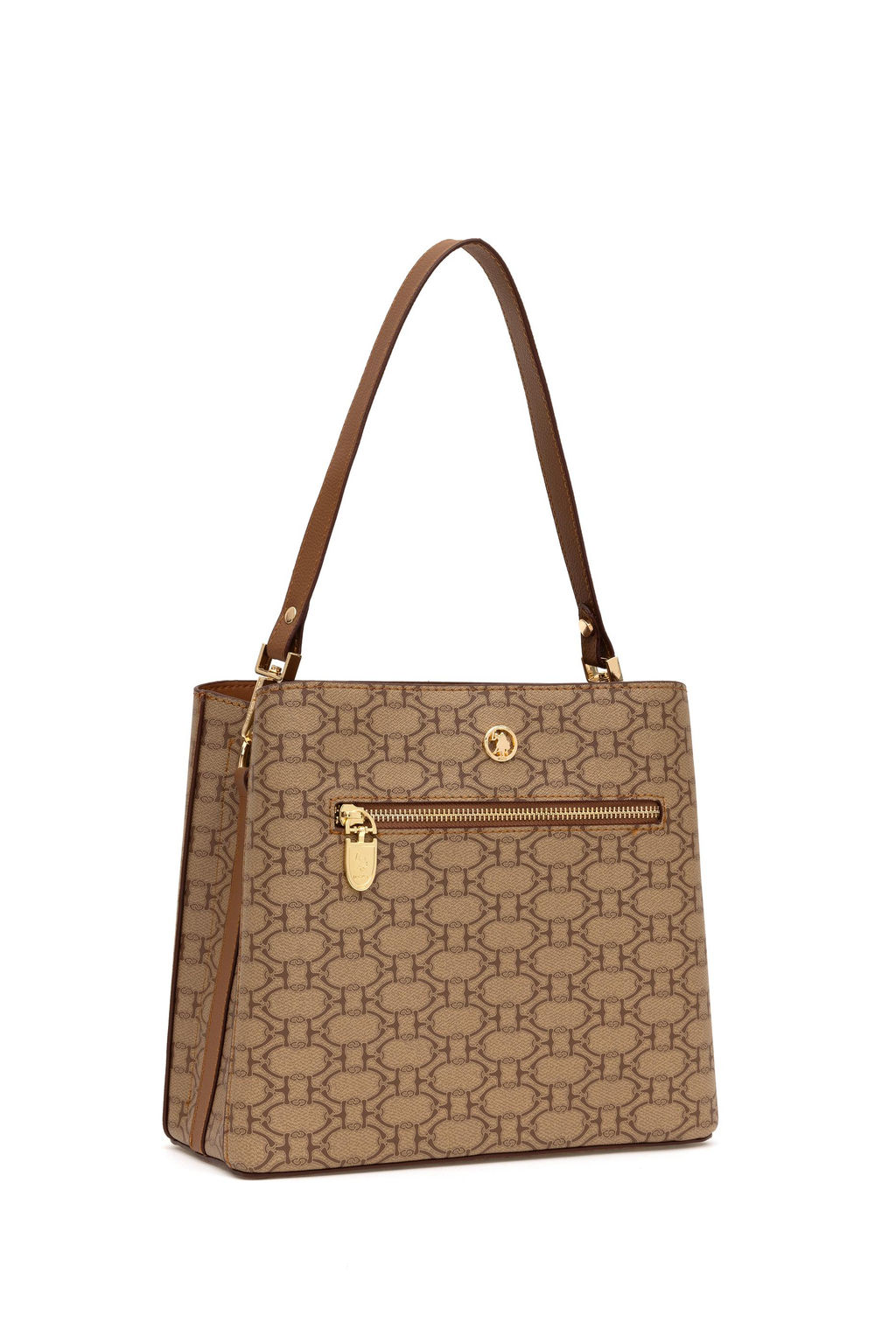 Женская темно-бежевая сумка - U.s. polo assn фото 2