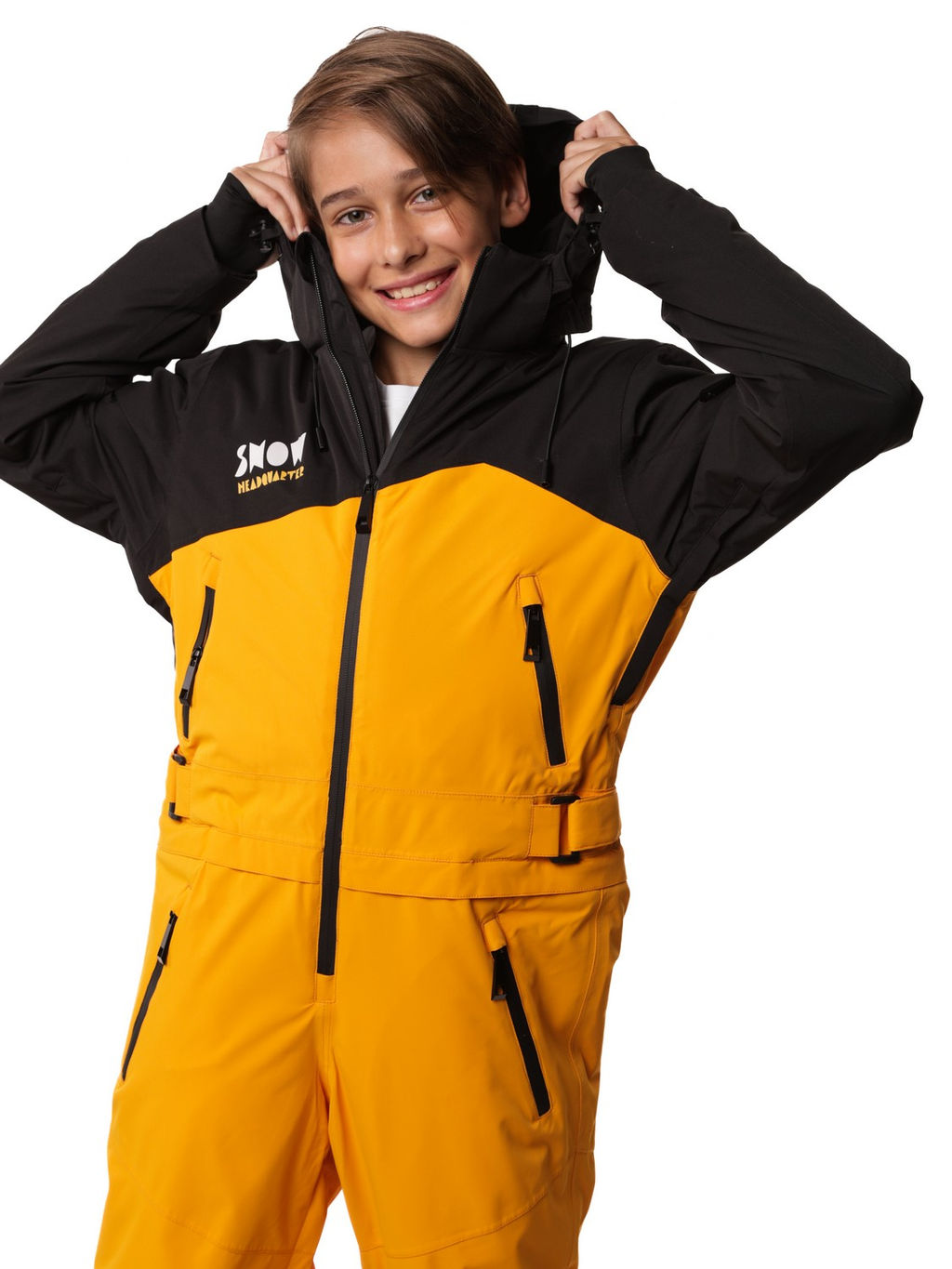 Комбинезон T-90100 Черно-оранжевый