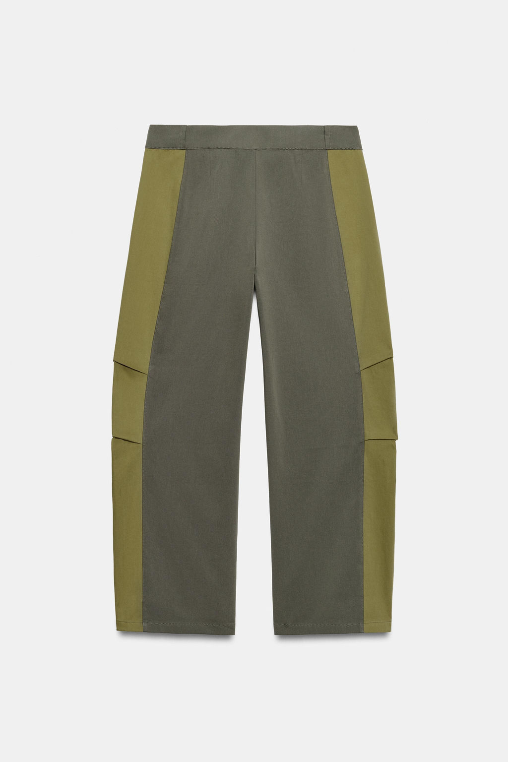 PANTAL?N COMBINADO CORTO / Beige claro - Zara фото 9