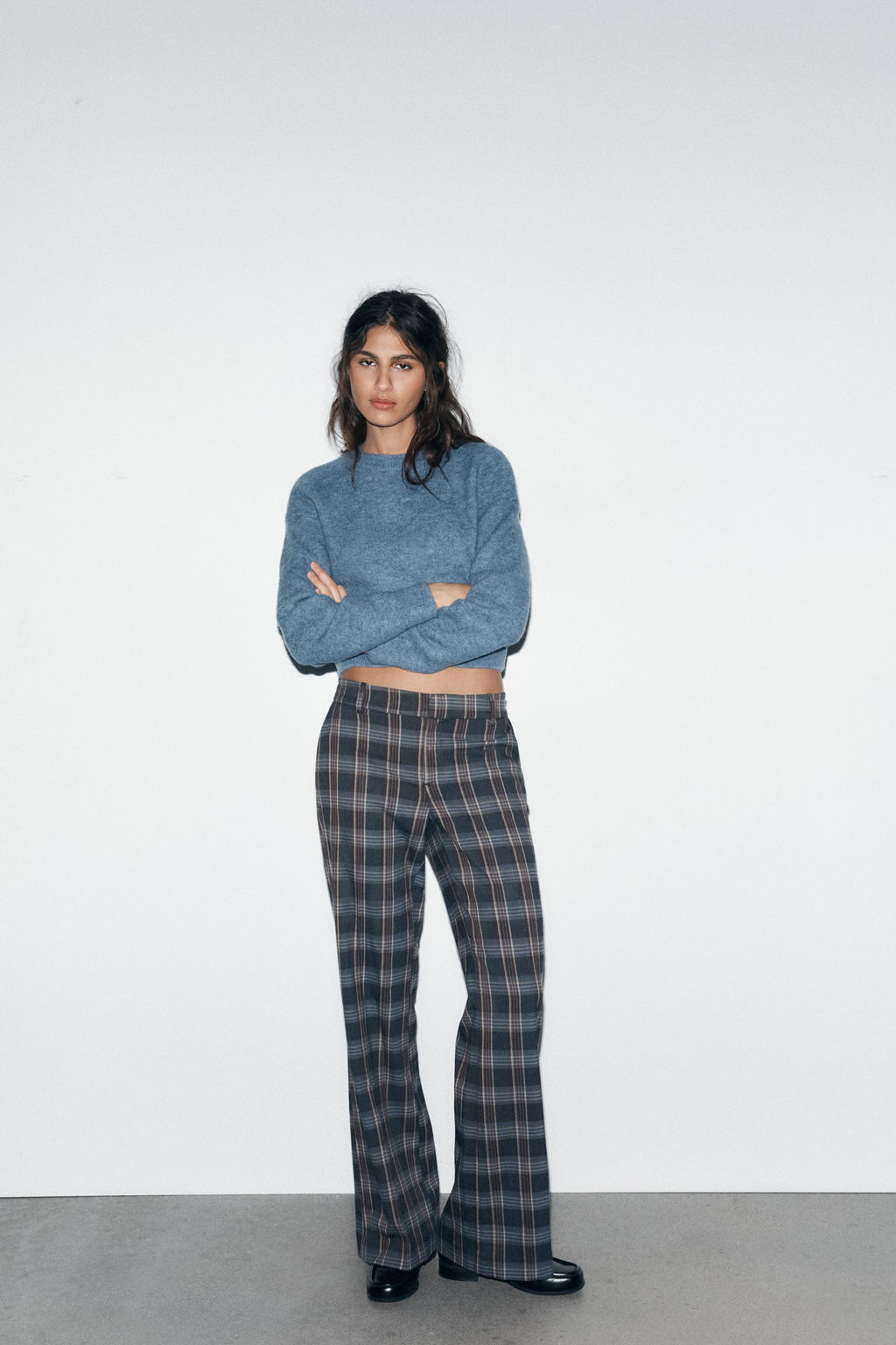 CHECK TROUSERS - Zara фото 6