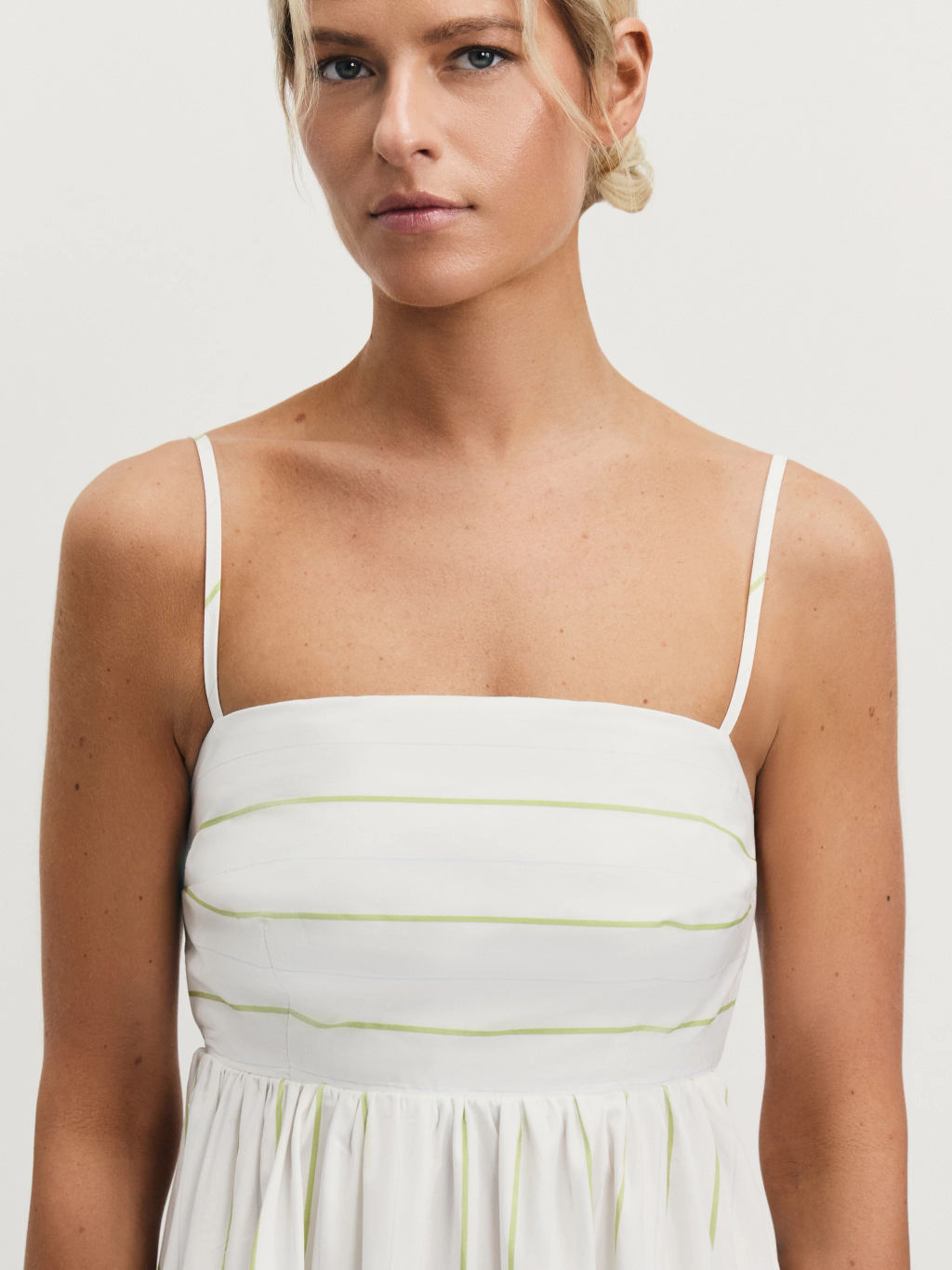 Сарафан из хлопка в полоску / Zarina  фото 6