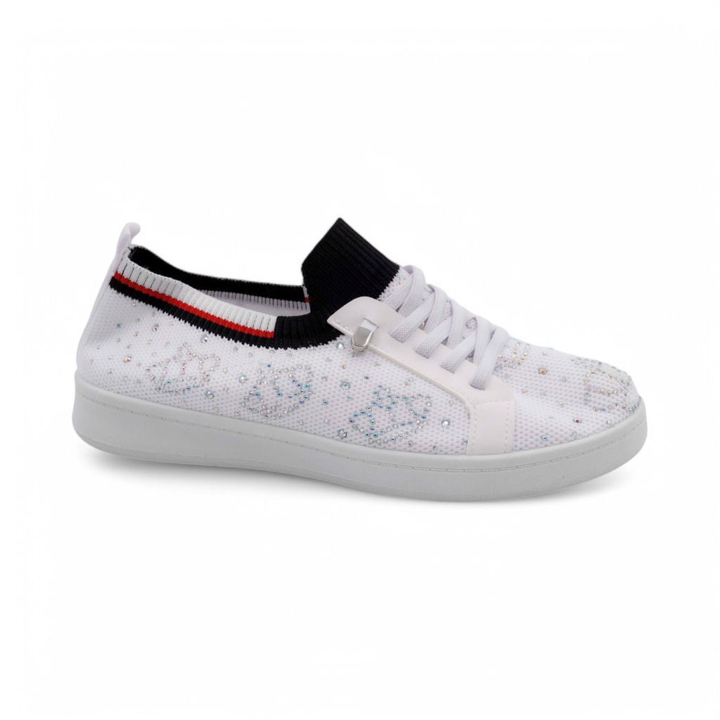 Кроссовки женские текстильные TD99-3 белые - Sport фото 2