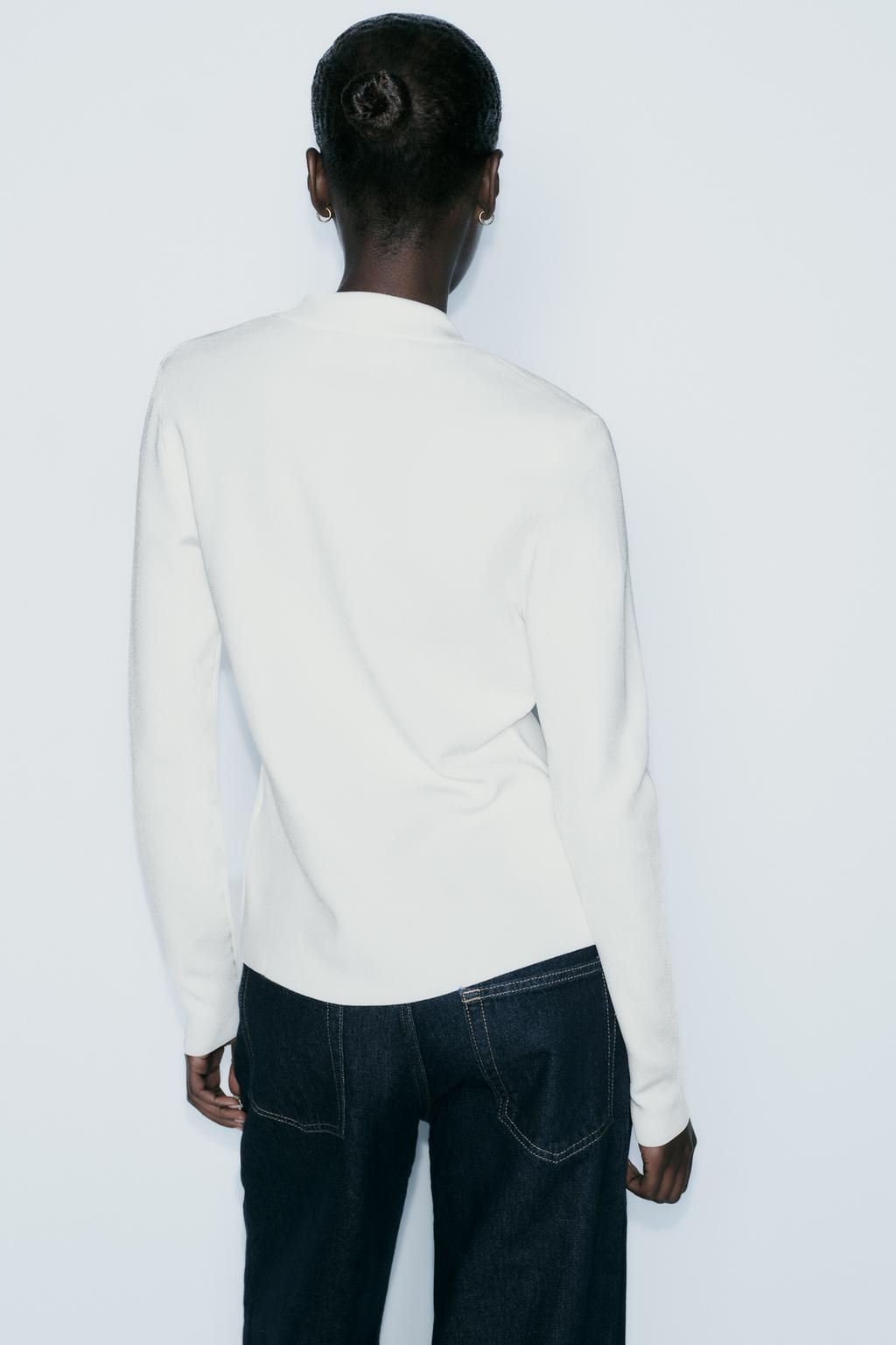 PLAIN KNIT CARDIGAN - Zara фото 3