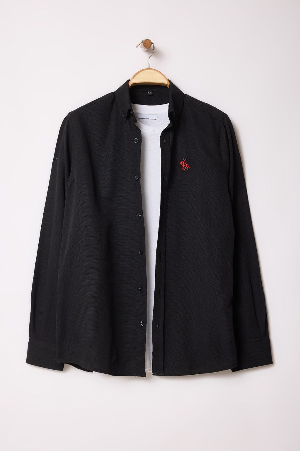 TRENDYOL MAN Mavi Regular Fit Nak?s Detayl? Oxford Kolay Utulenebilir Smart Gomlek TMNAW25GO00036 - Trendyolmilla фото 19