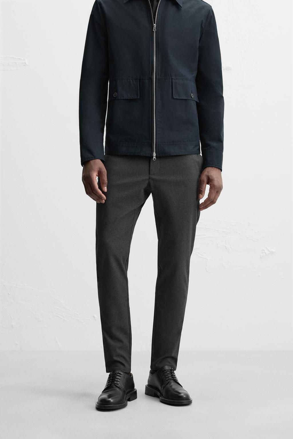 SLIM FIT COMFORT TROUSERS - Zara фото 3