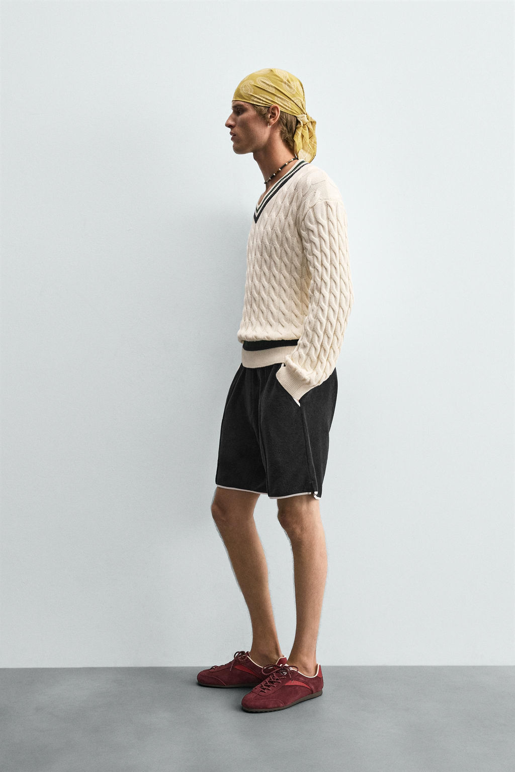 CABLE-KNIT SWEATER - Zara фото 4