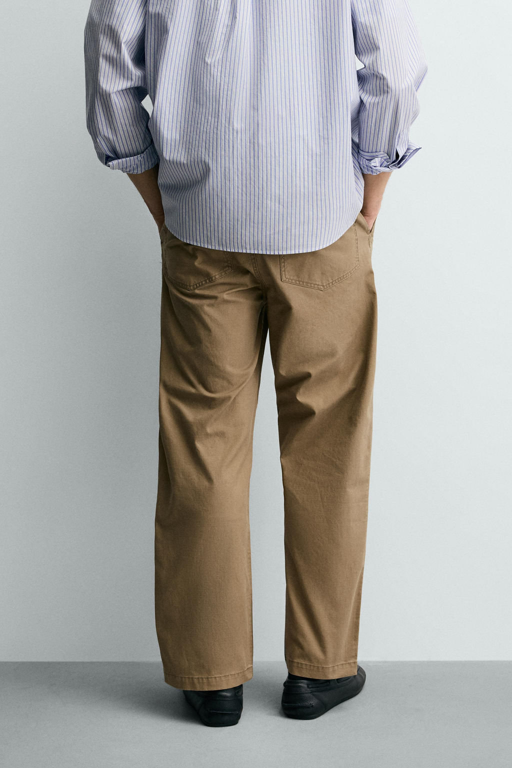 FADED STRAIGHT-LEG TROUSERS - Zara фото 20