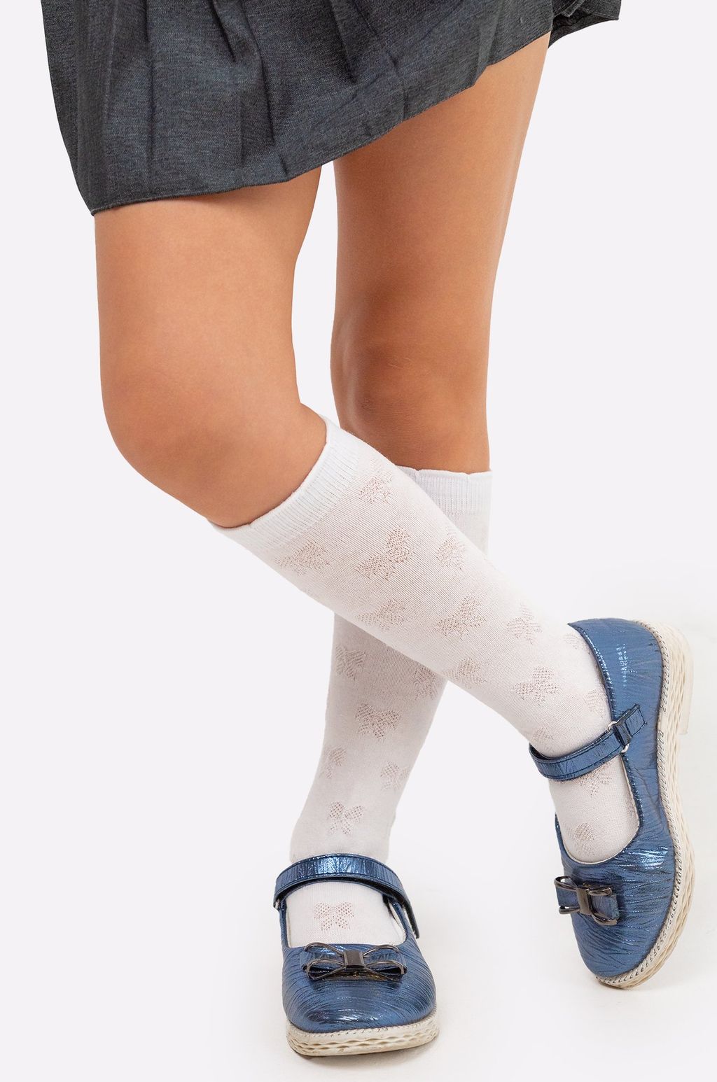 Цена за 2 шт. Ажурные гольфы для девочки Happy Fox  фото 5