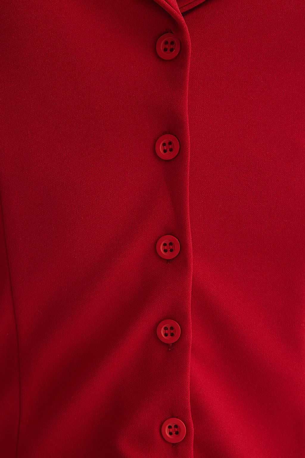 TRENDYOLMILLA K?rm?z? Fitted/Vucuda Oturan S?rt Dekolteli Esnek Yelek TWOSS25YE00021 TWOSS25YE00021  фото 9