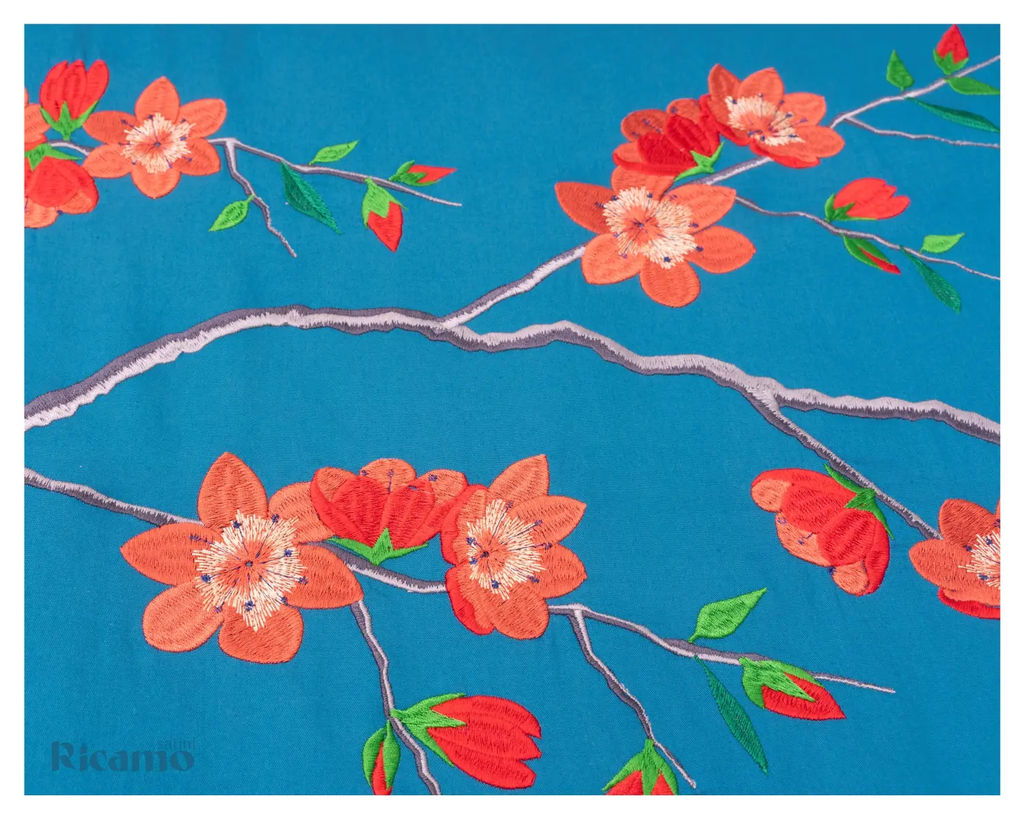 Наволочка Satini Ricamo R-7070/морская волна - Espera фото 2