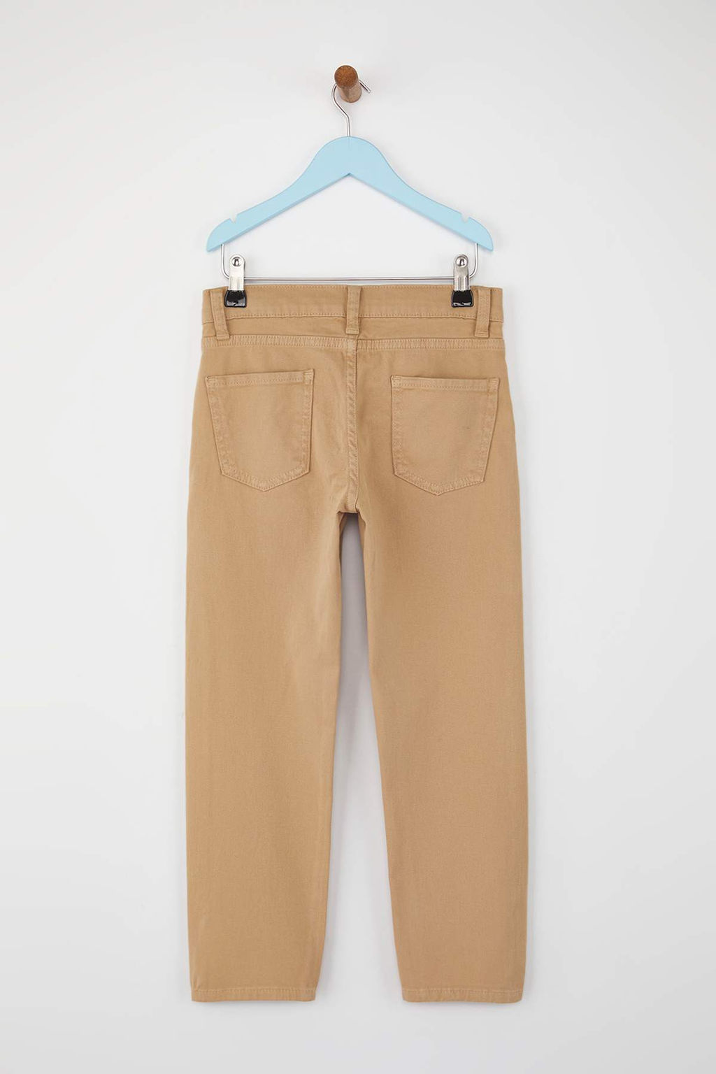 Siyah 100% Pamuk Beli Lastikli Duz/Basic Dokuma Erkek Cocuk Okul Pantolonu TKDAW26PL00002 - Trendyolmilla фото 7