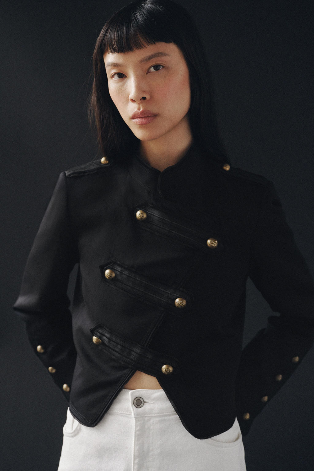 CHAQUETA ALAMARES ZW COLLECTION / Negro - Zara фото 2