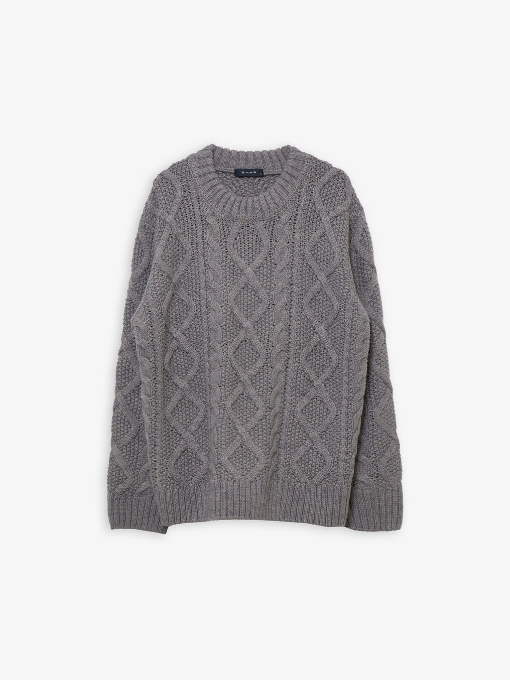 Джемпер с узорной вязкой B2876/nuage - Emka фото 7