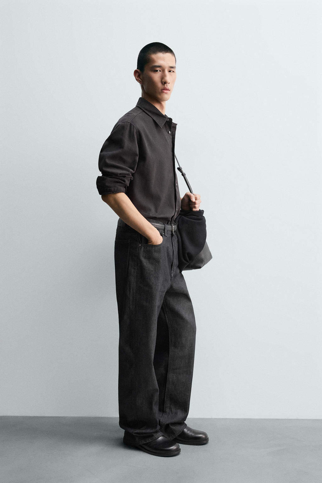 COLOURED DENIM SHIRT - Zara фото 4