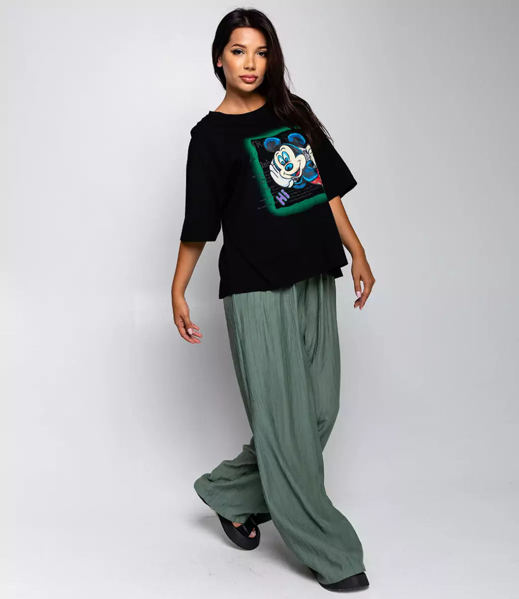 Футболка #БШ2454, чёрный - Dommod фото 4