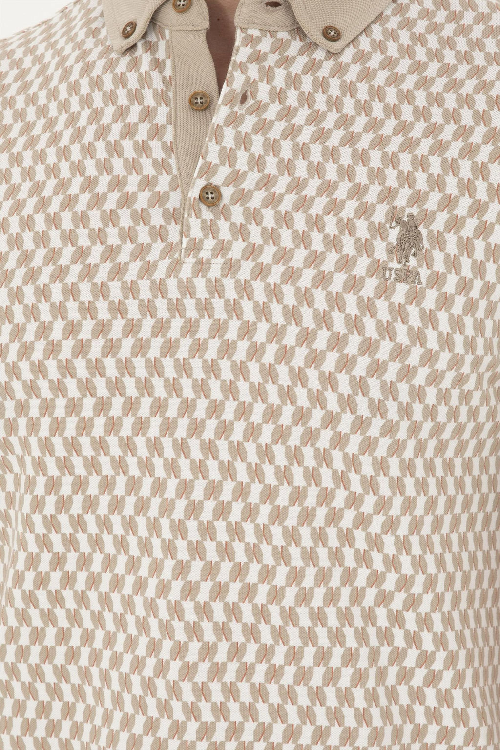 Мужская футболка светло-хаки - U.s. polo assn фото 7