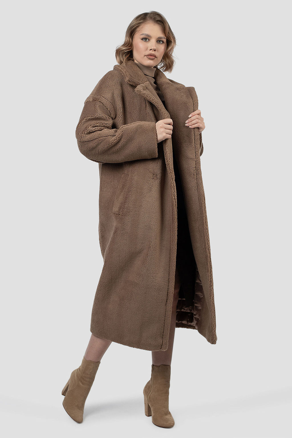 02-3256 Пальто женское утепленное - El podio фото 3