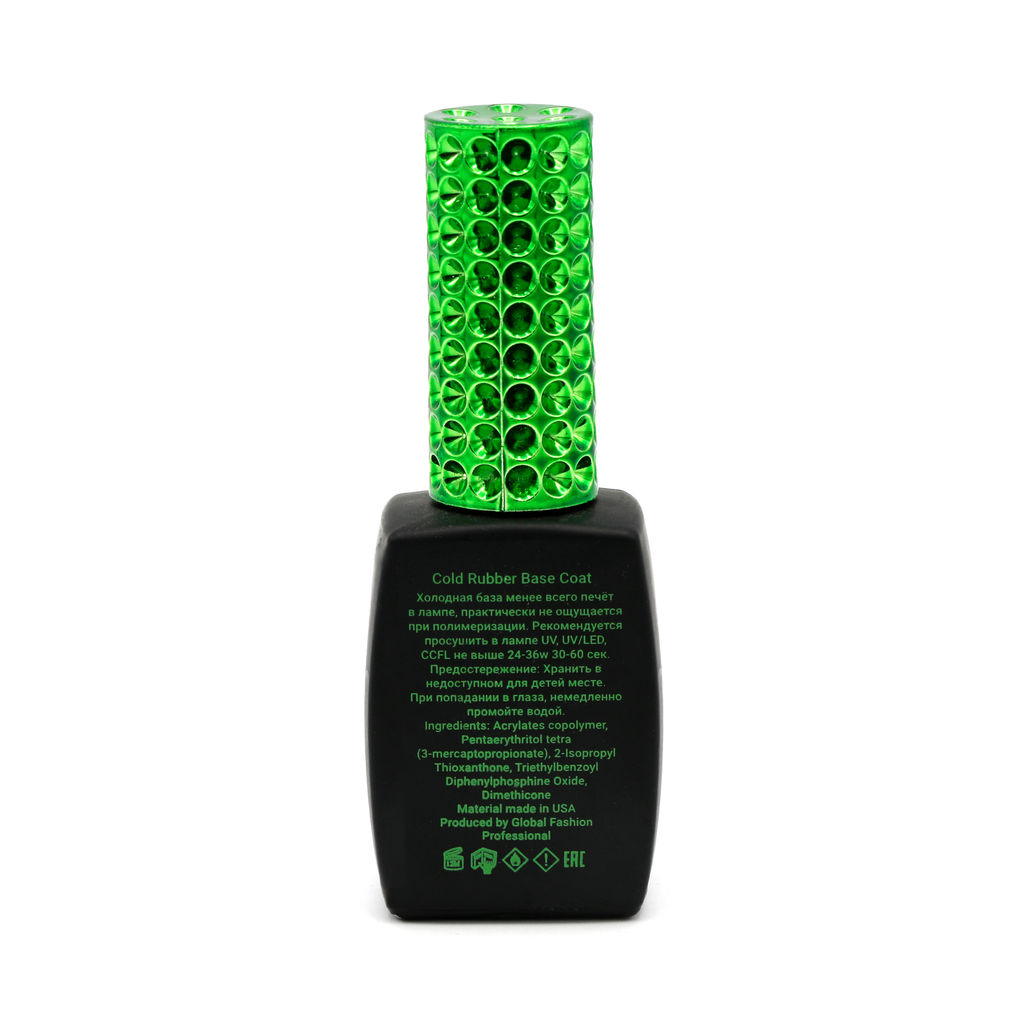 База для гель лака Global Fashion, Rubber Base Coat without Chemical 12 мл  фото 4