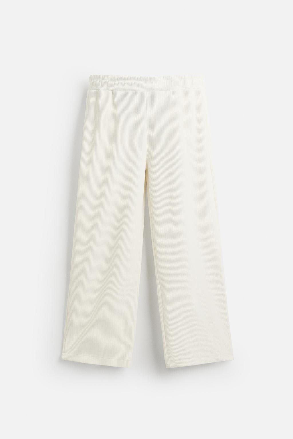 VERTICAL TEXTURED JOGGERS - Zara фото 15
