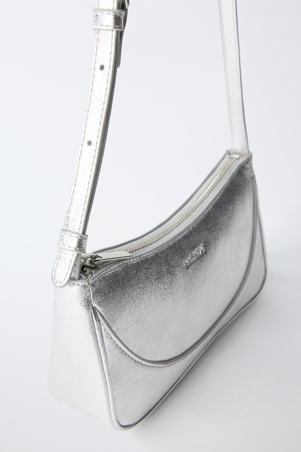 BANDOLERA METALIZADA / Plata - Zara фото 3