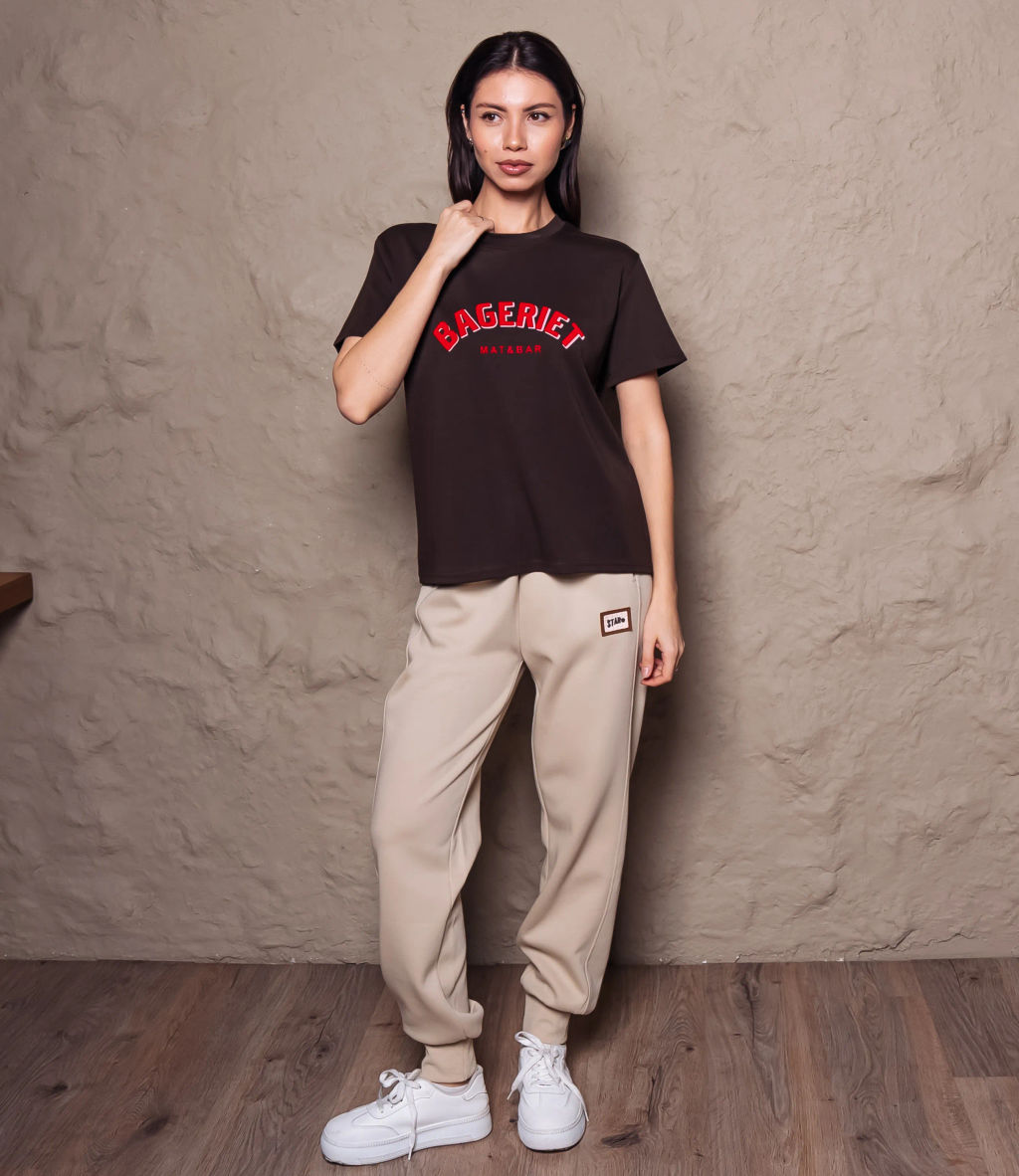 Футболка #КТ6025 (4), шоколадный - Dommod фото 4