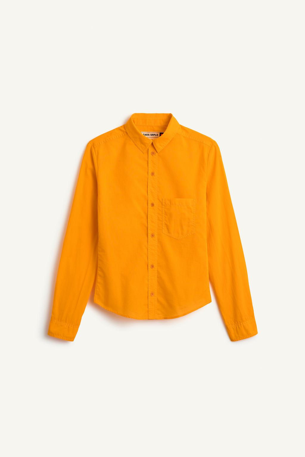 VL CRPPD SHRT 16 / Calabaza - Zara фото 14