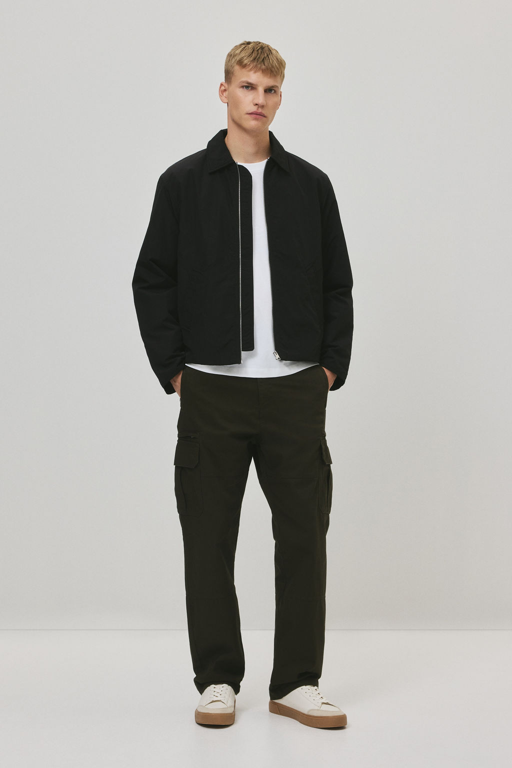 Pantal?n cargo de sarga Regular Fit - H&m фото 4