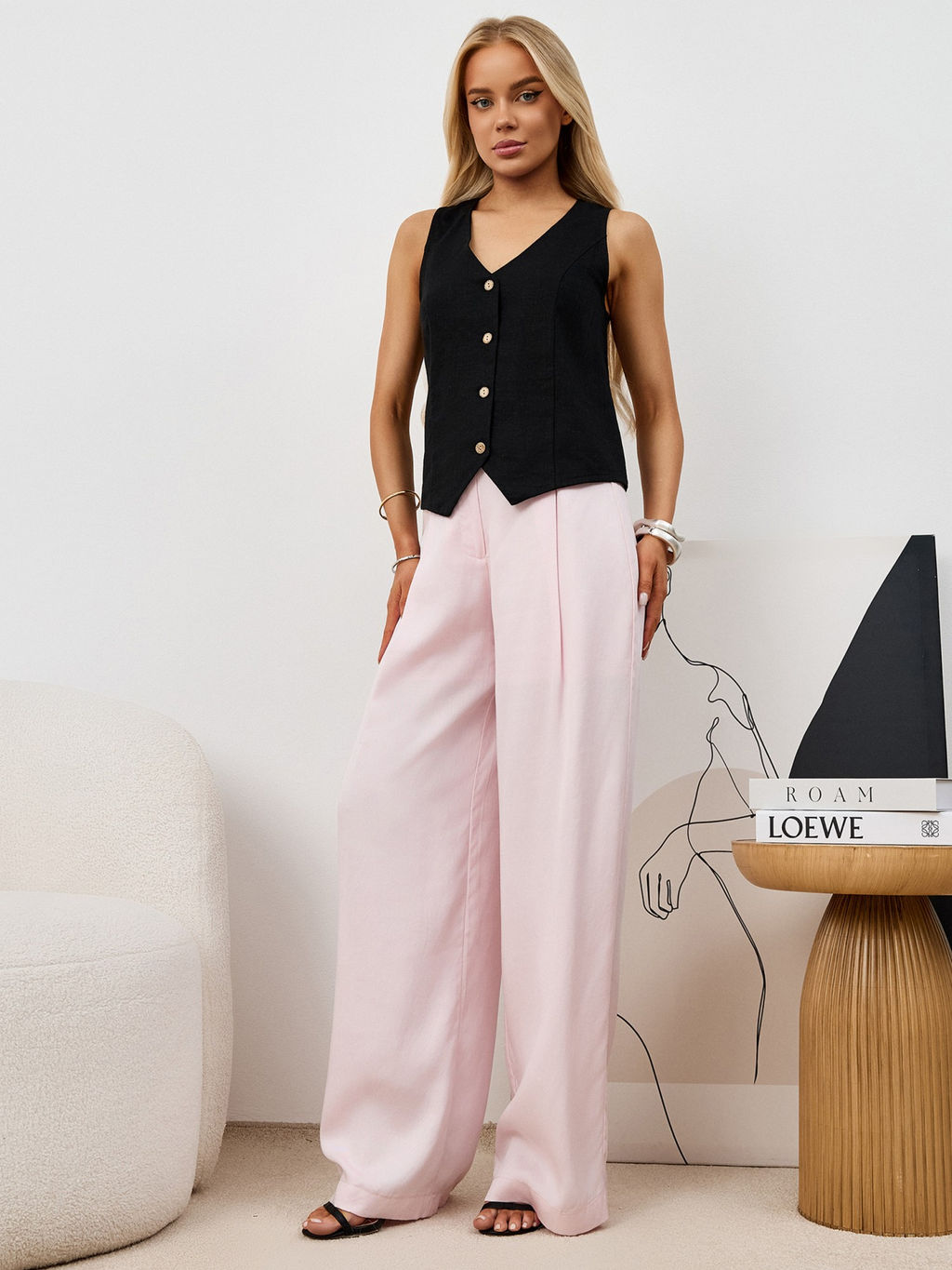 Жилет Аманти-1 из льна с вискозой - Виотекс фото 47