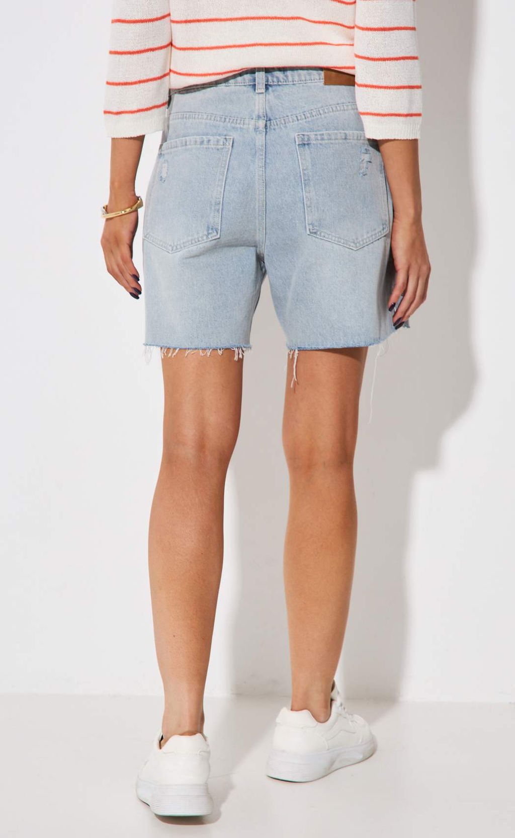 Шорты джинс F512-0909 l.blue