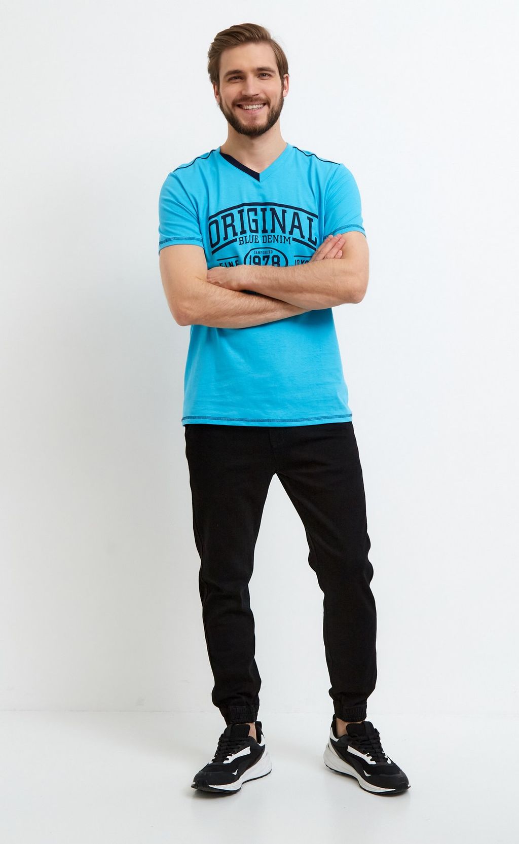 Футболка F911-06-310 turquoise - Fine joyce фото 8