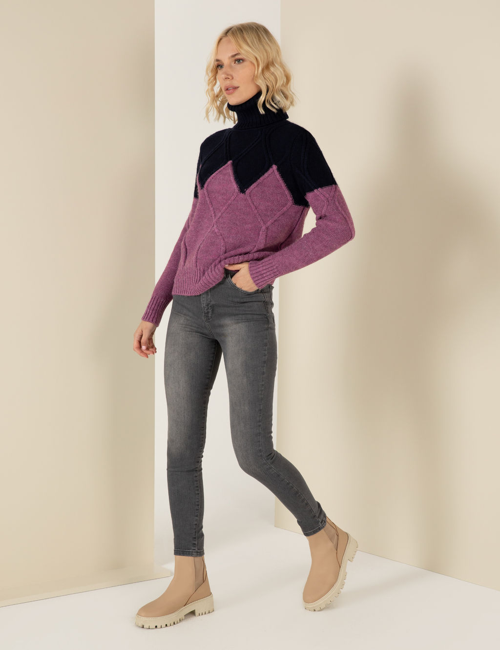 Koyu Gri Skinny Fit Jean Pantolon