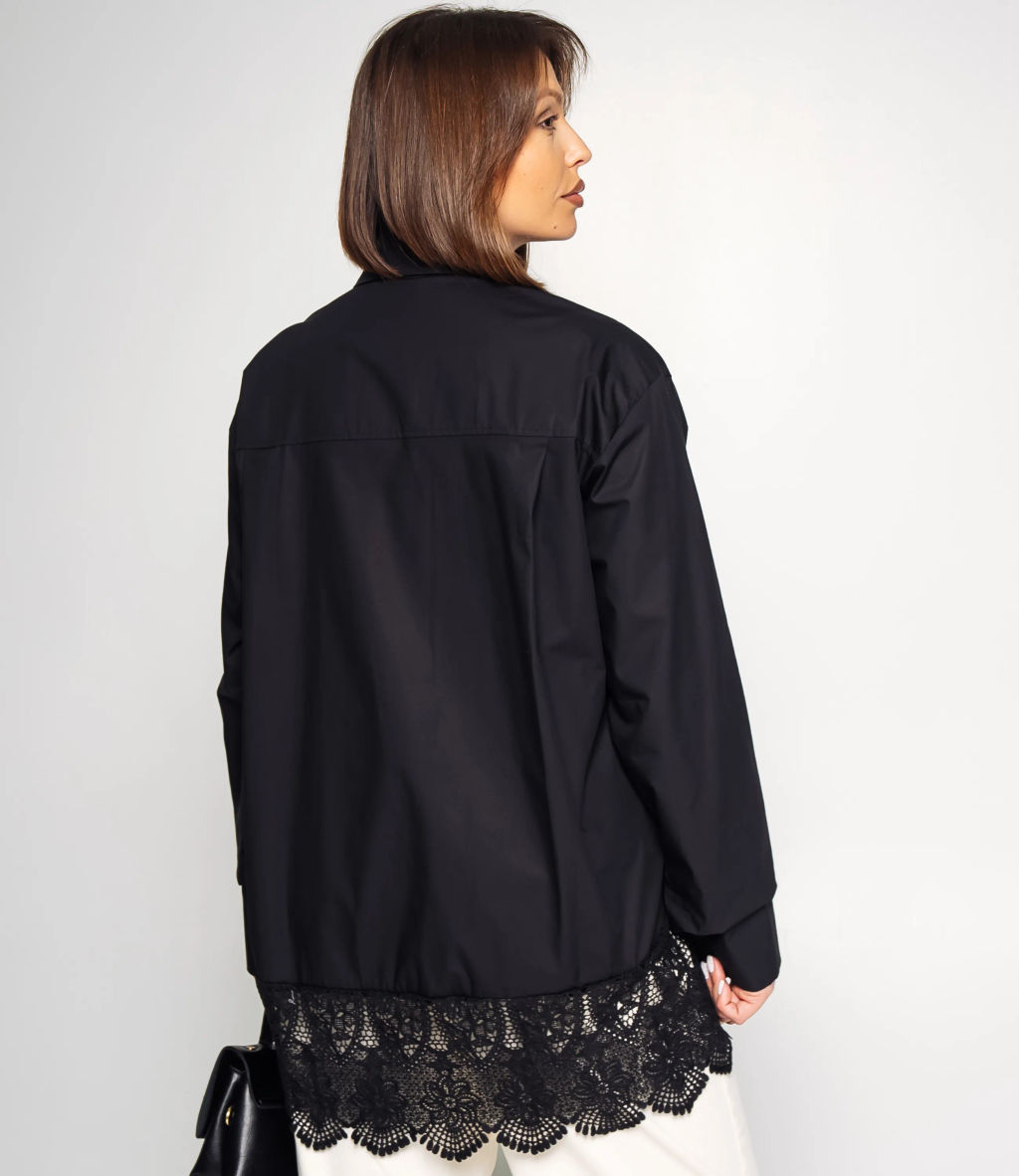 Рубашка #КТ6808 (2), чёрный - Dommod фото 3