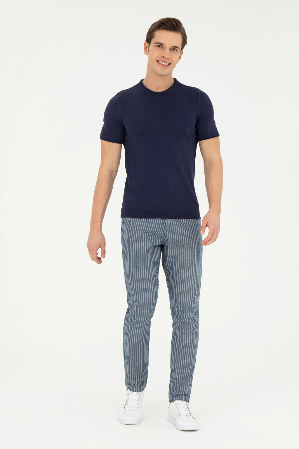 Мужские темно-синие джинсовые брюки - U.s. polo assn фото 3