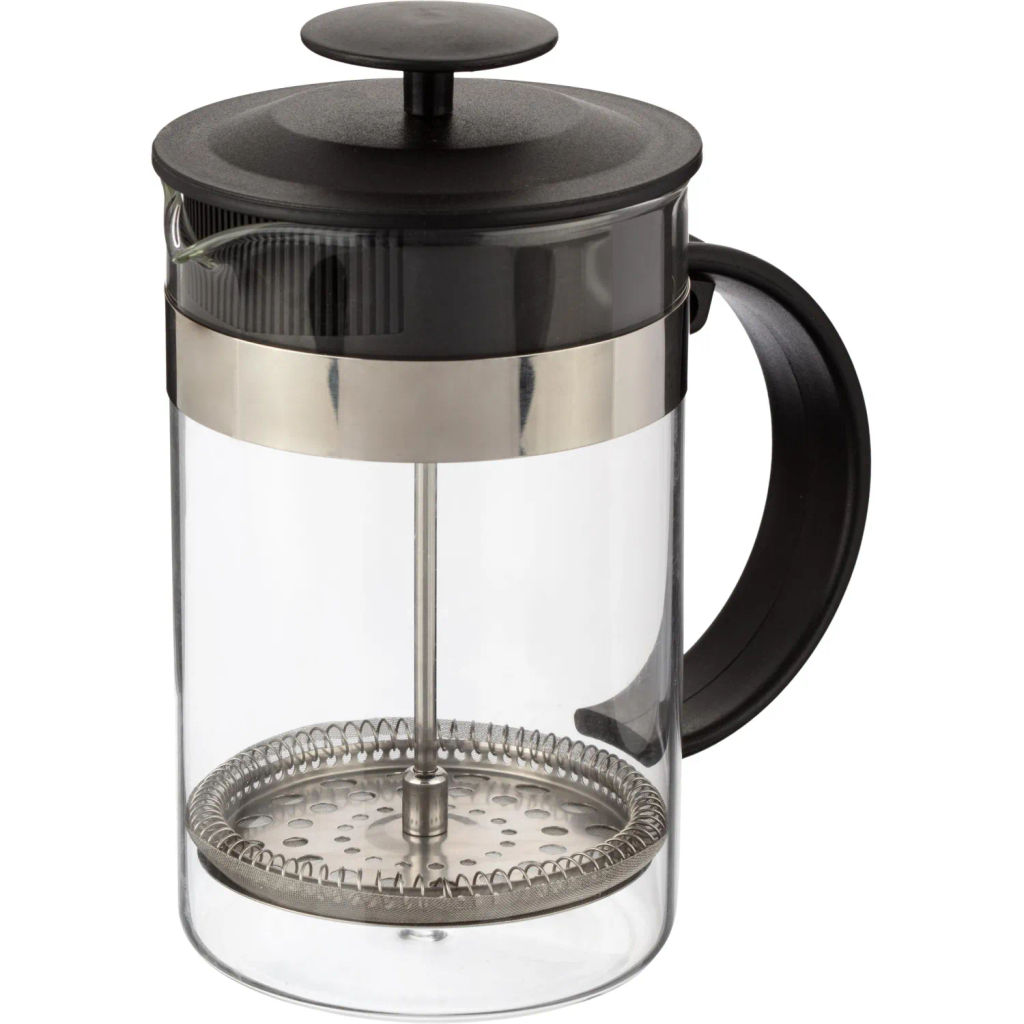 Френч-пресс 800мл Анксери боросил.стекло, пластик ручка, нерж. сталь (B05)