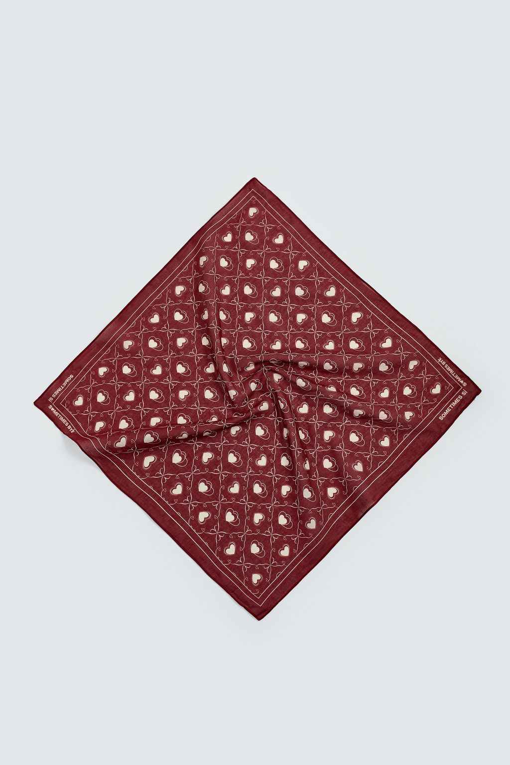 HEART PRINT BANDANA - Zara фото 4