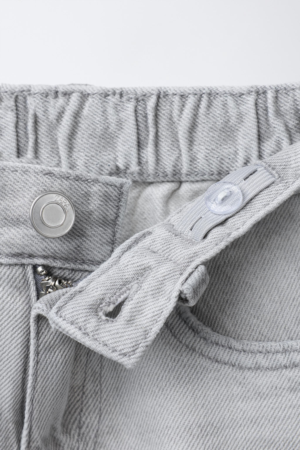 BERMUDA DENIM ROTOS / Gris - Zara фото 3